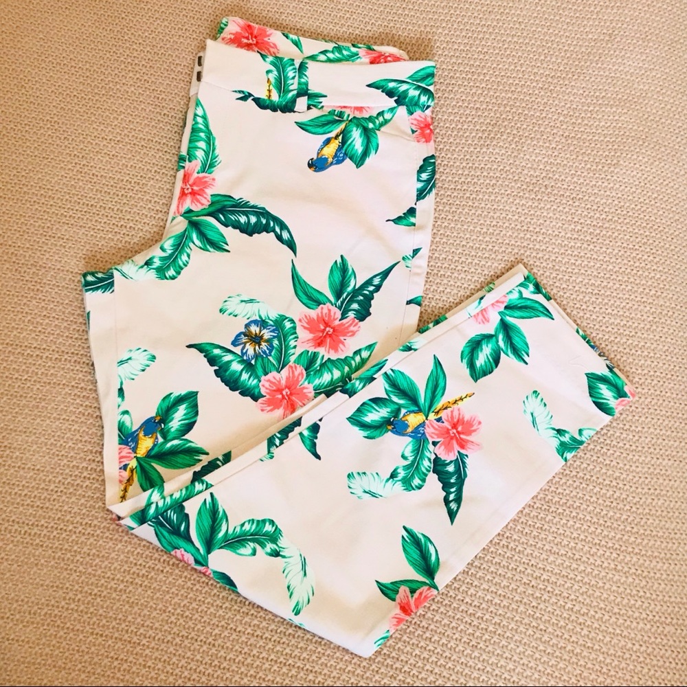 Pink Floral Pixie Pants